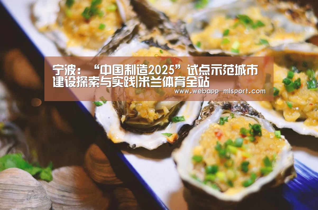 宁波:“中国制造2025”试点示范城市建设探索与实践|米兰体育全站(图2) 米兰体育全站